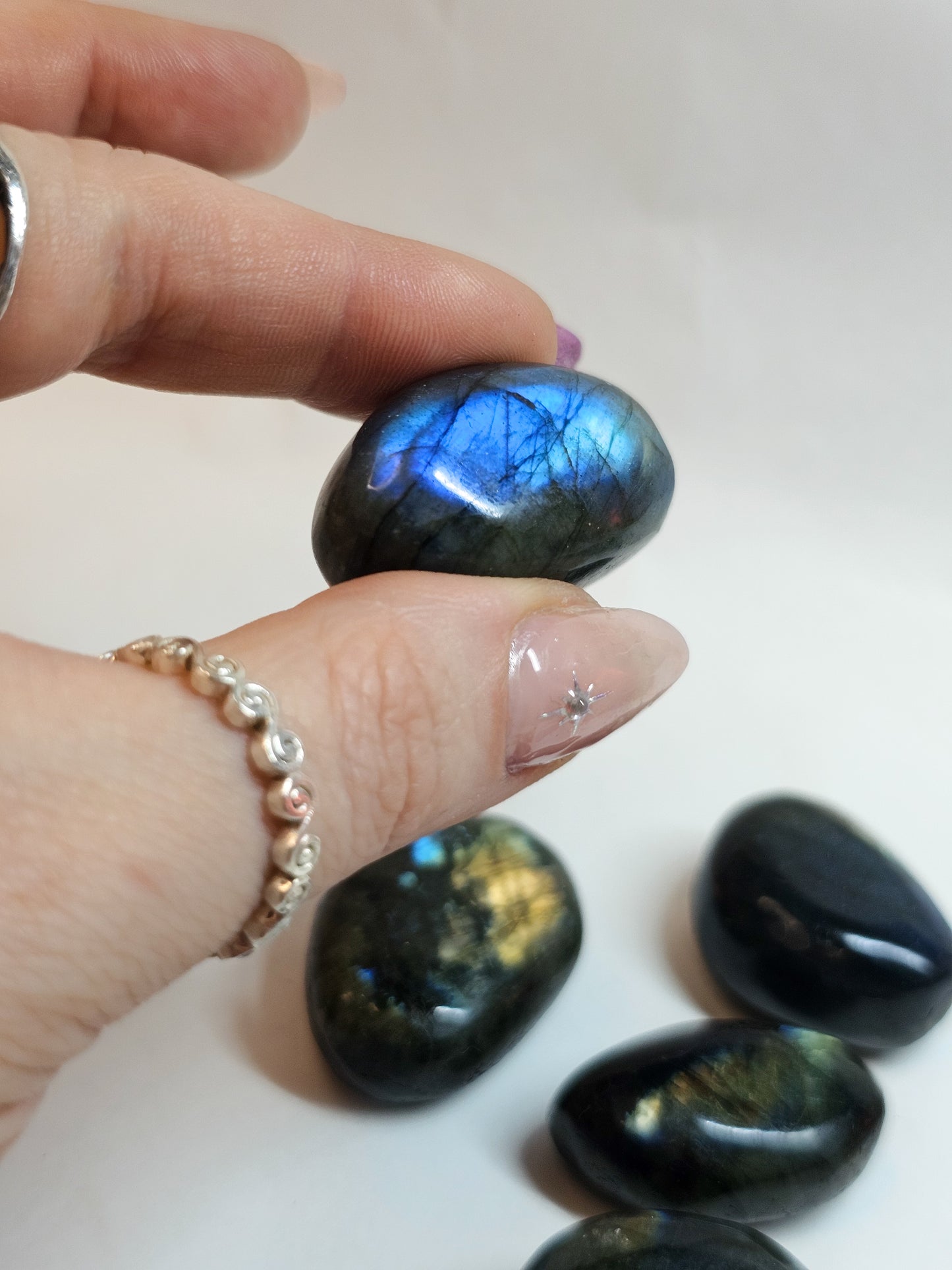 Labradorite Tumbles (A-grade)