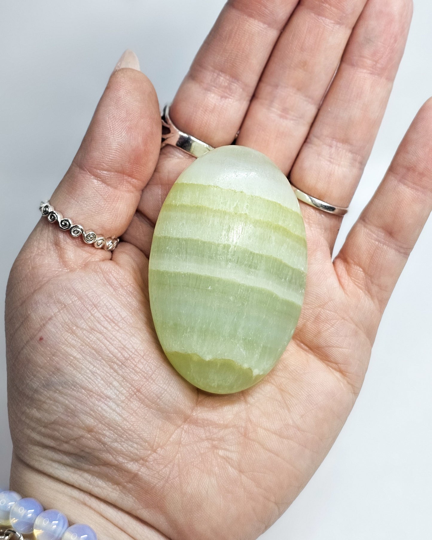Caribbean Calcite Palmstone #2