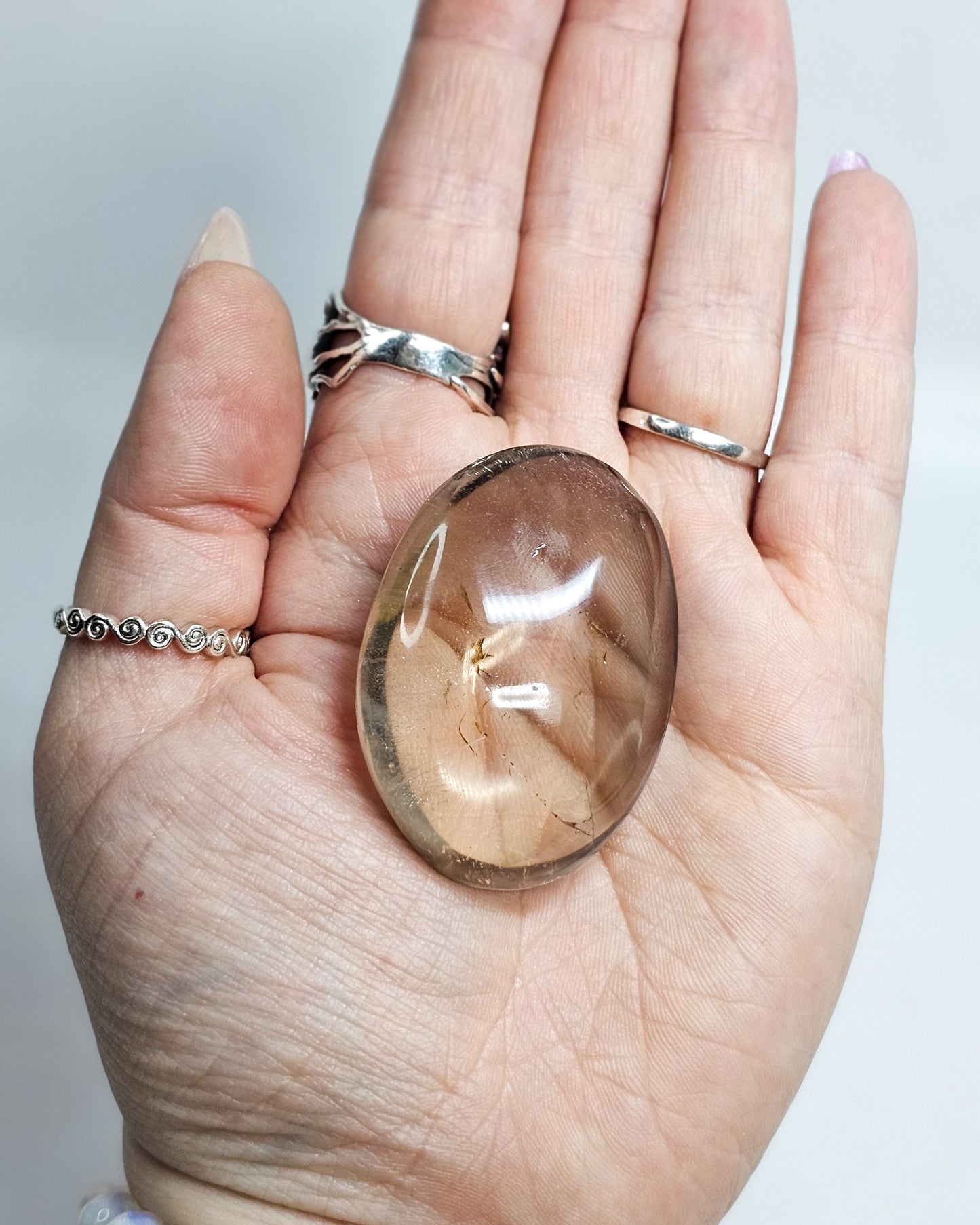 Smoky Quartz Palmstone #3