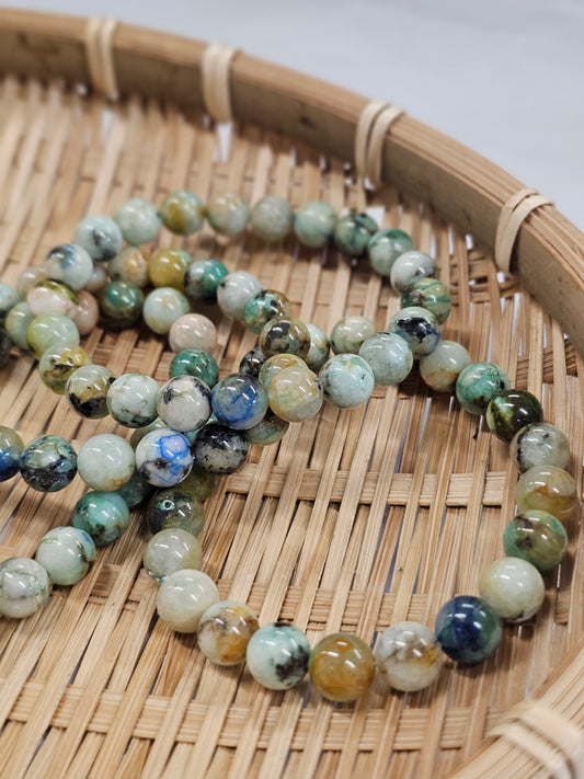 8mm Phoenix Stone Bead Bracelet