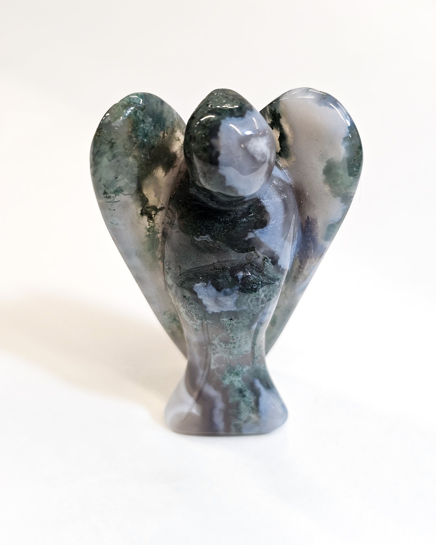 Moss Agate Angel