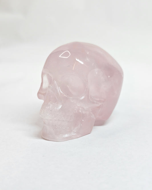 Rose Quartz Small Skull