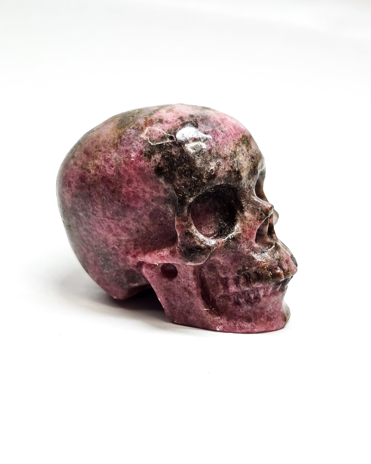 Rhodonite Small Skull
