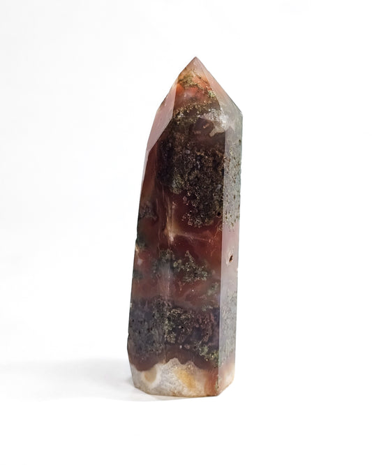 Carnelian Moss Agate Point