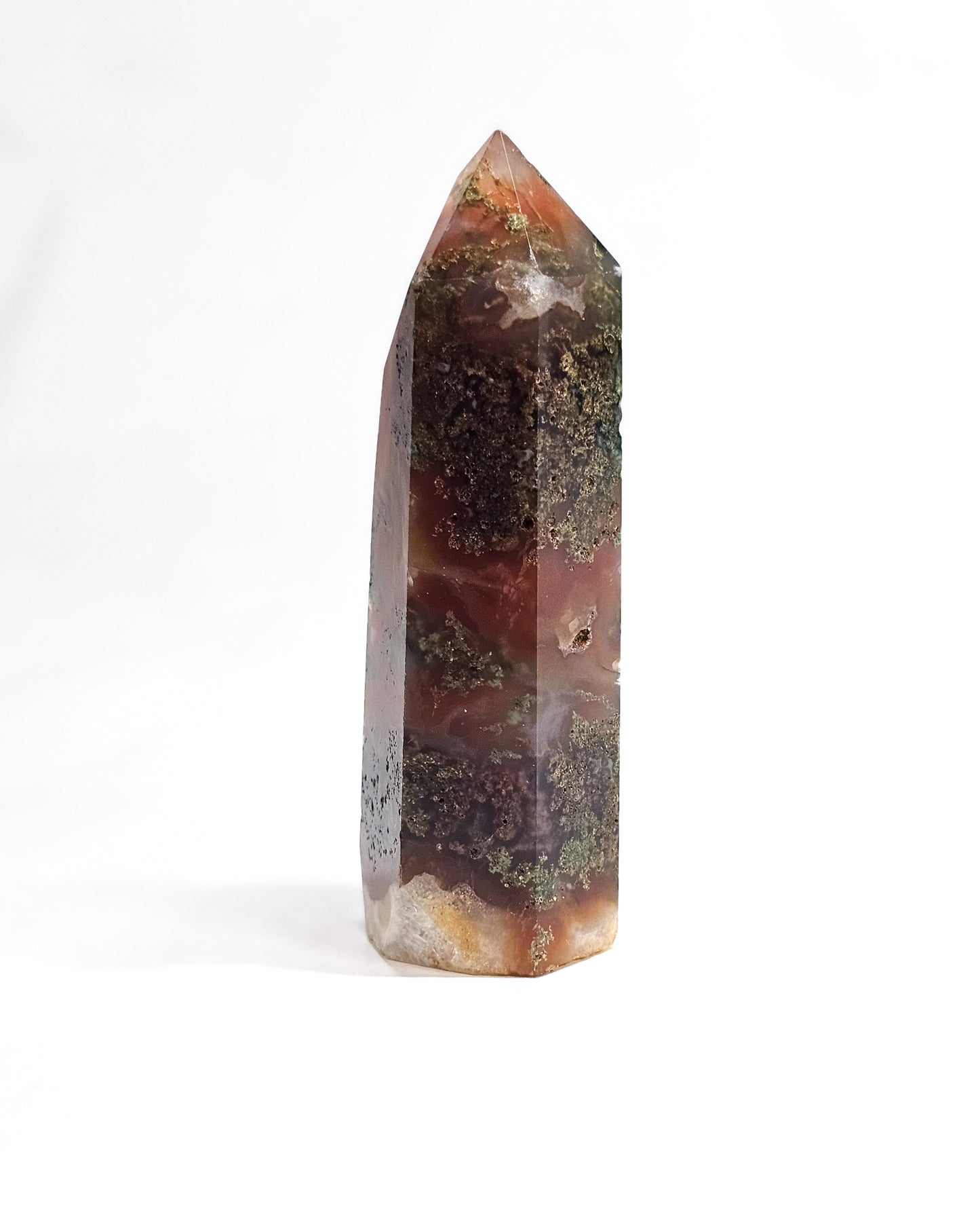 Carnelian Moss Agate Point