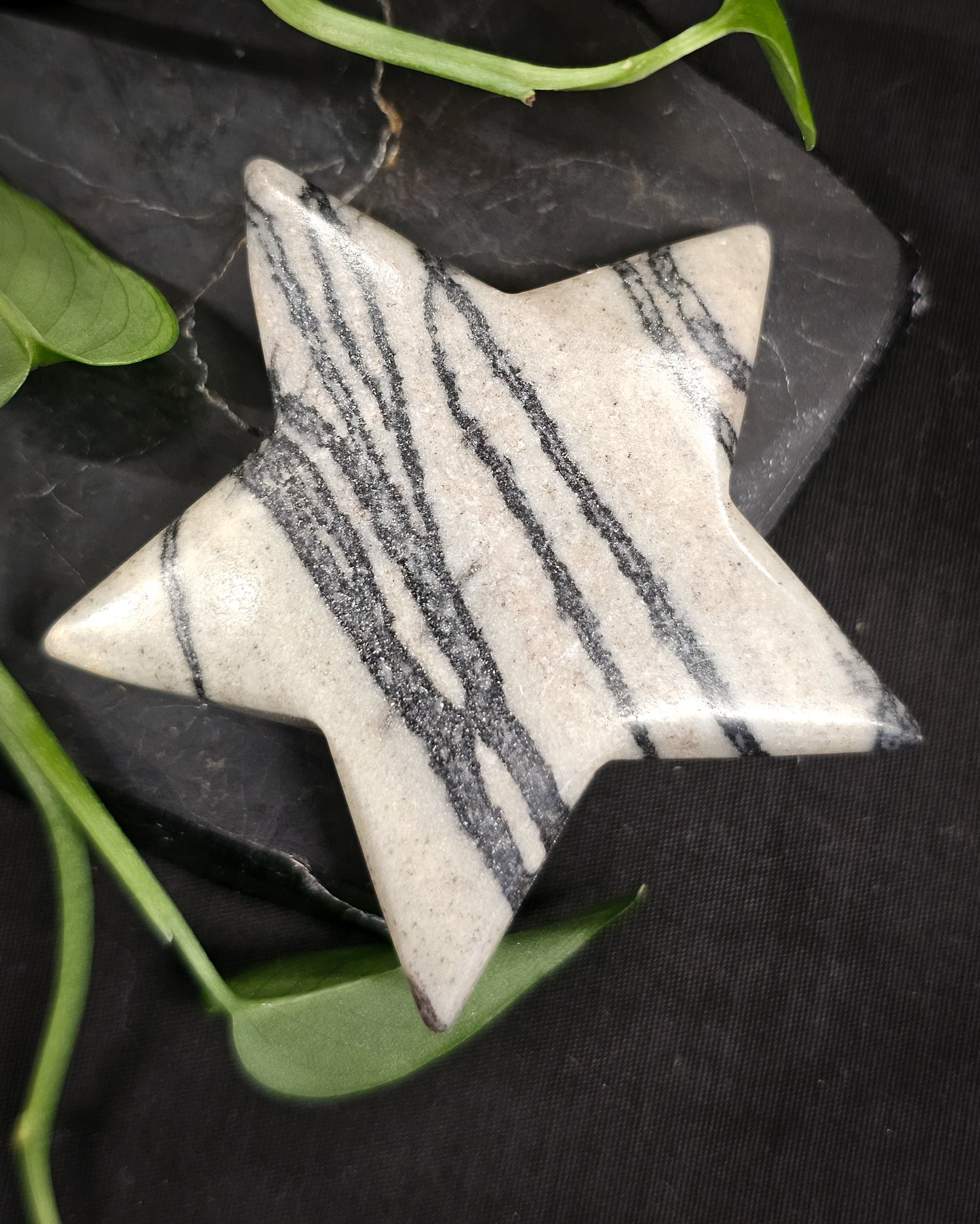 Spiderweb Jasper star