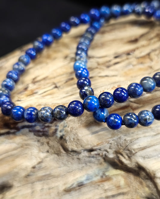 4mm Lapis Lazuli Bead Bracelet