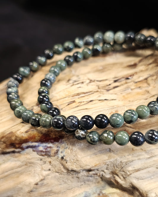 4mm Kambaba Jasper Bead Bracelet