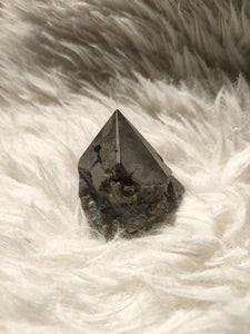 Pyrite Semi Polished Point