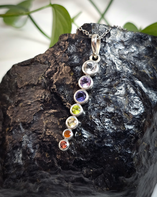 7 Chakras Pendant Small Circles