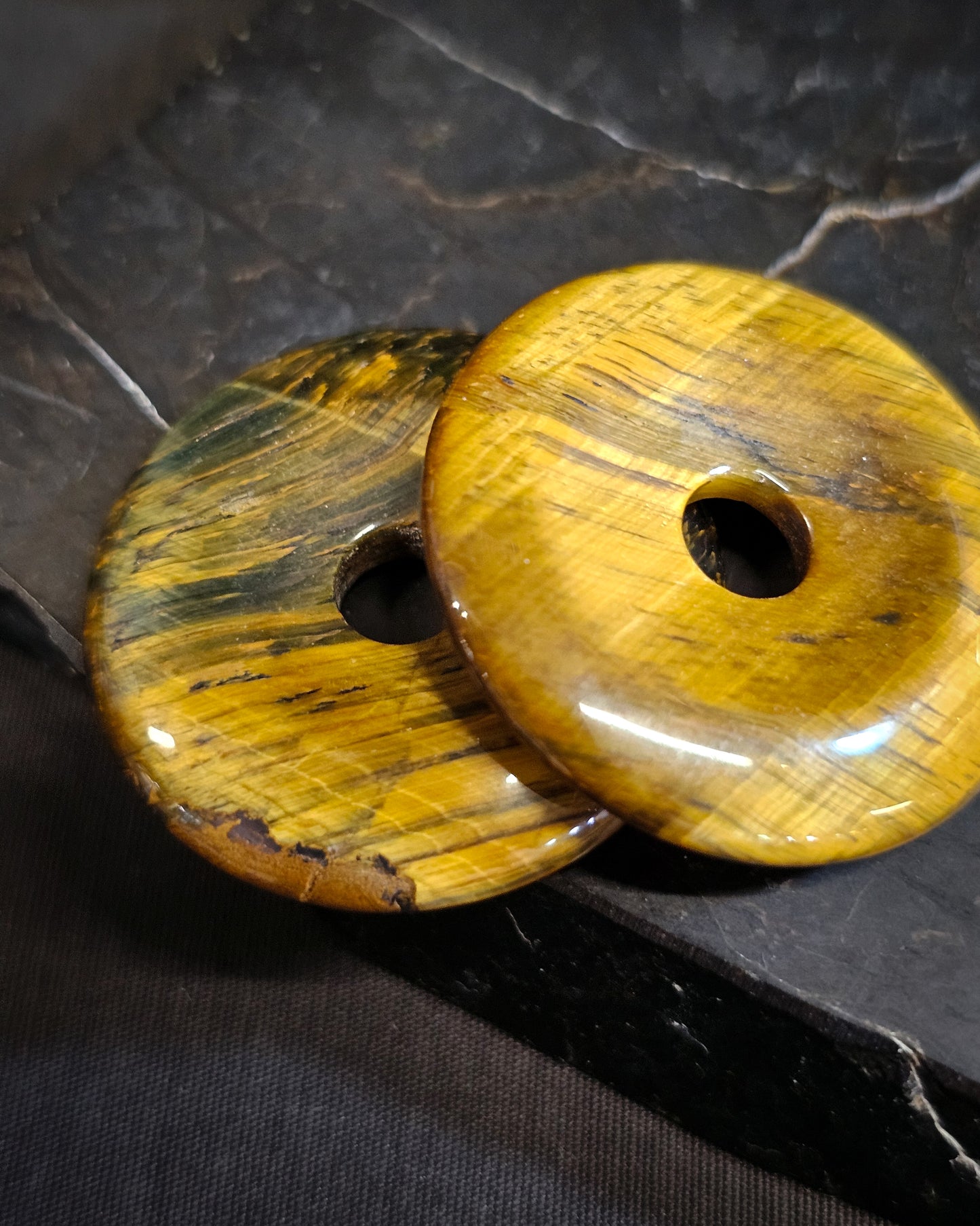 Tiger's Eye Pi Stone