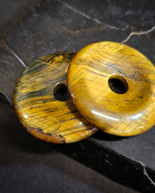 Tiger's Eye Pi Stone