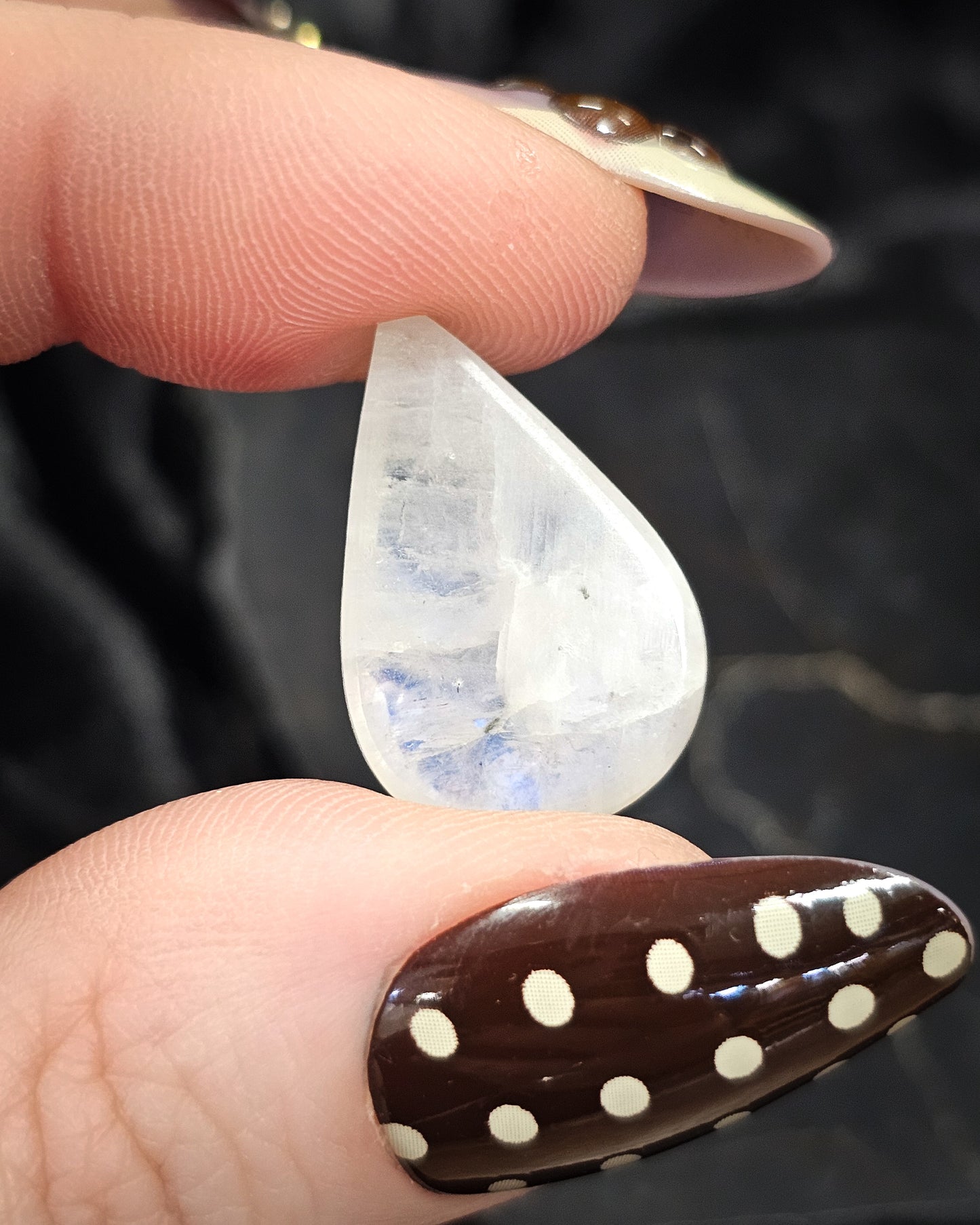 Rainbow Moonstone Cabochon 3.19g