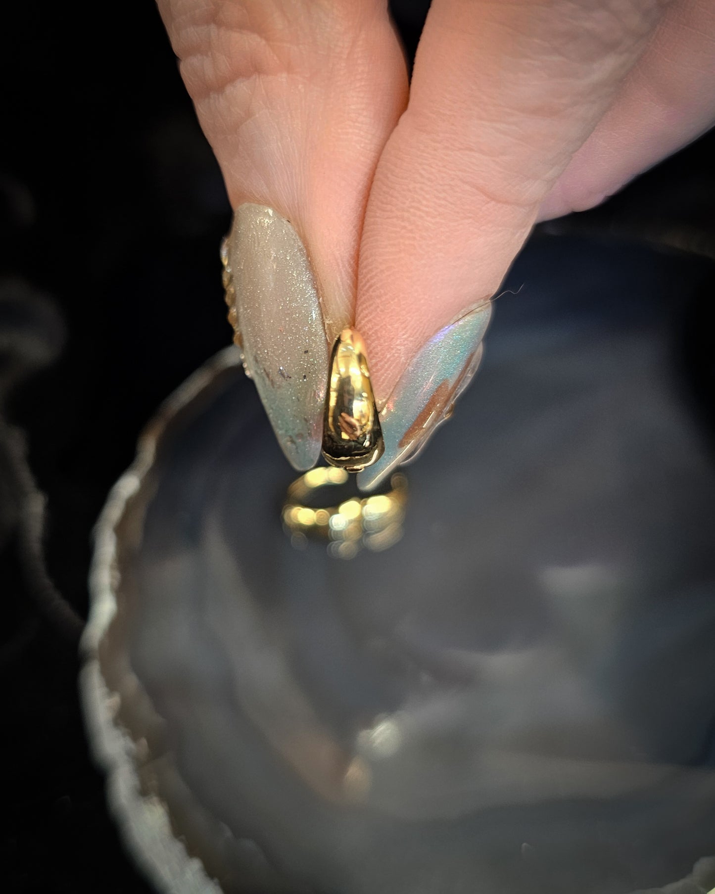 Small Gold Plated Huggie Earrings