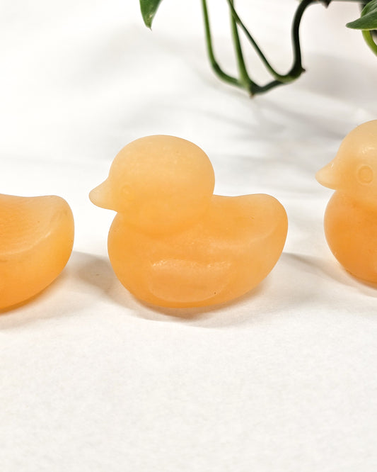 Orange Calcite Duckie