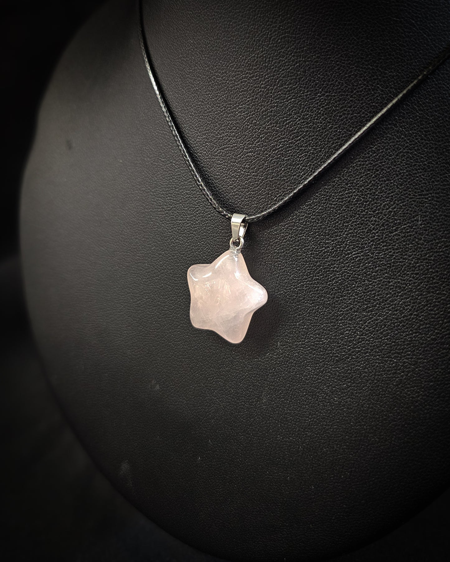 Rose Quartz Star Pendant