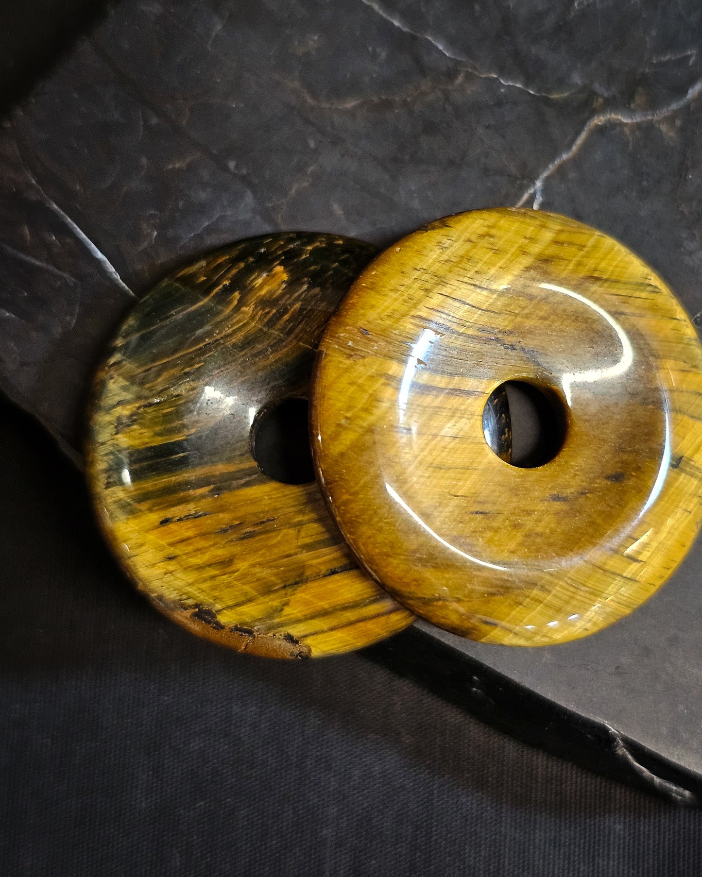 Tiger's Eye Pi Stone
