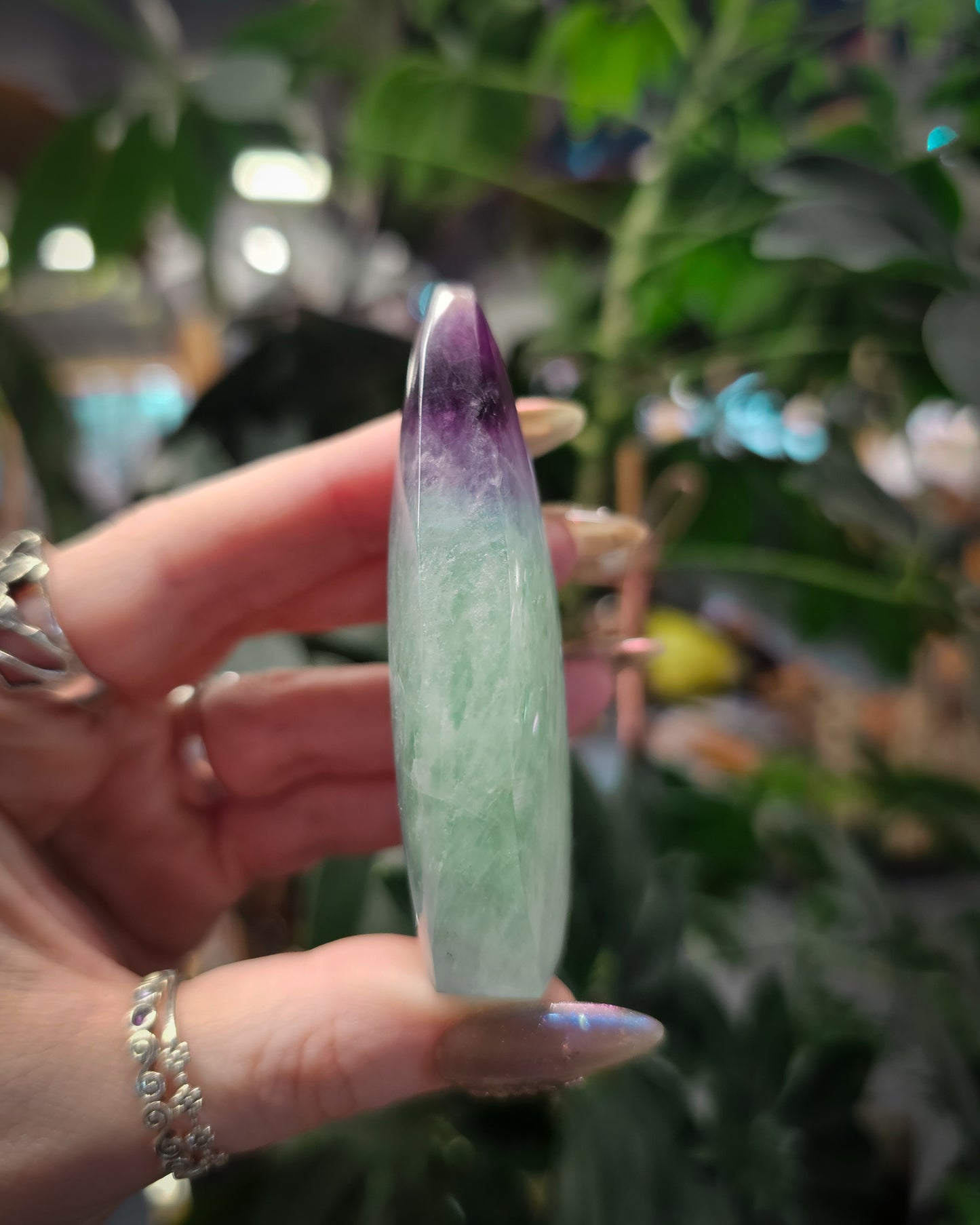 Rainbow Fluorite Flame #2