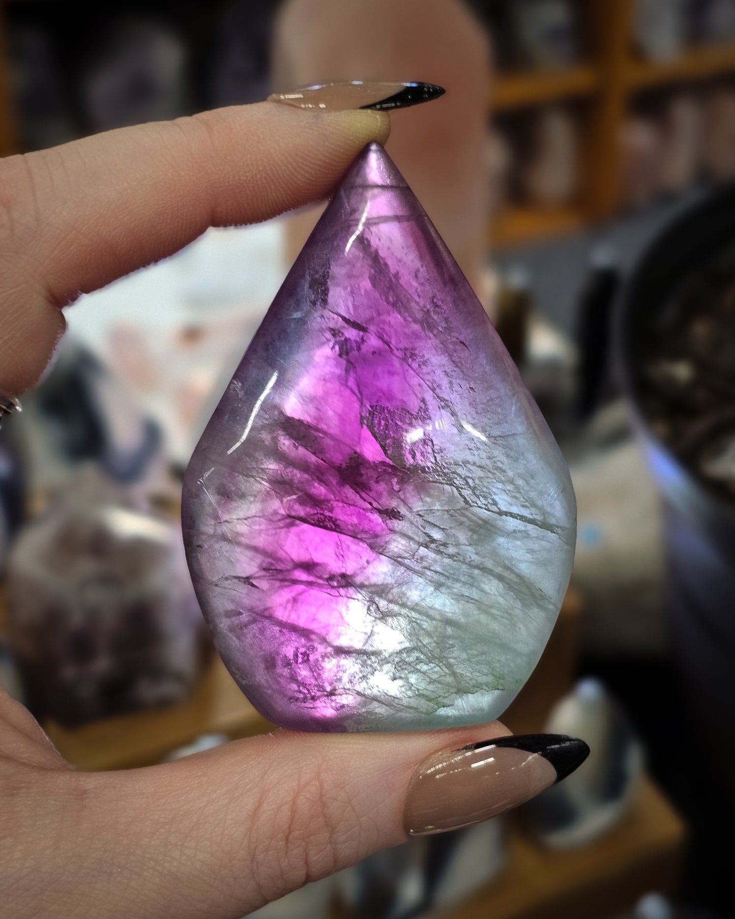 Rainbow Fluorite Flame #1