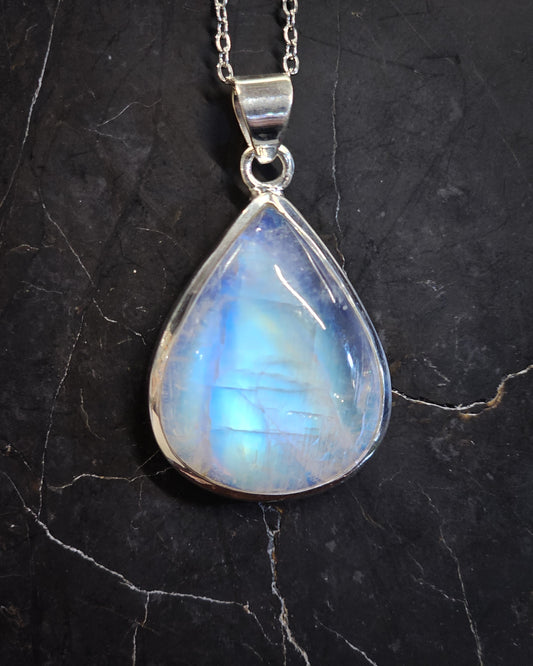 Rainbow Moonstone Pendant