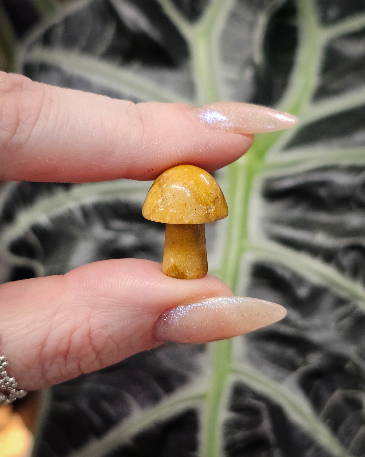 Yellow Jasper Mini Mushroom