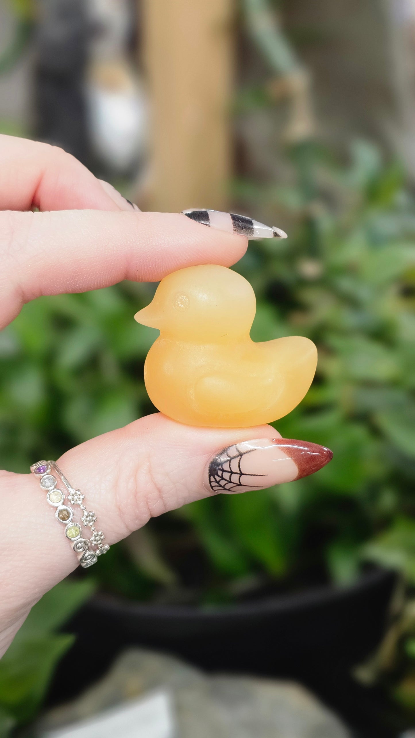 Orange Calcite Duckie
