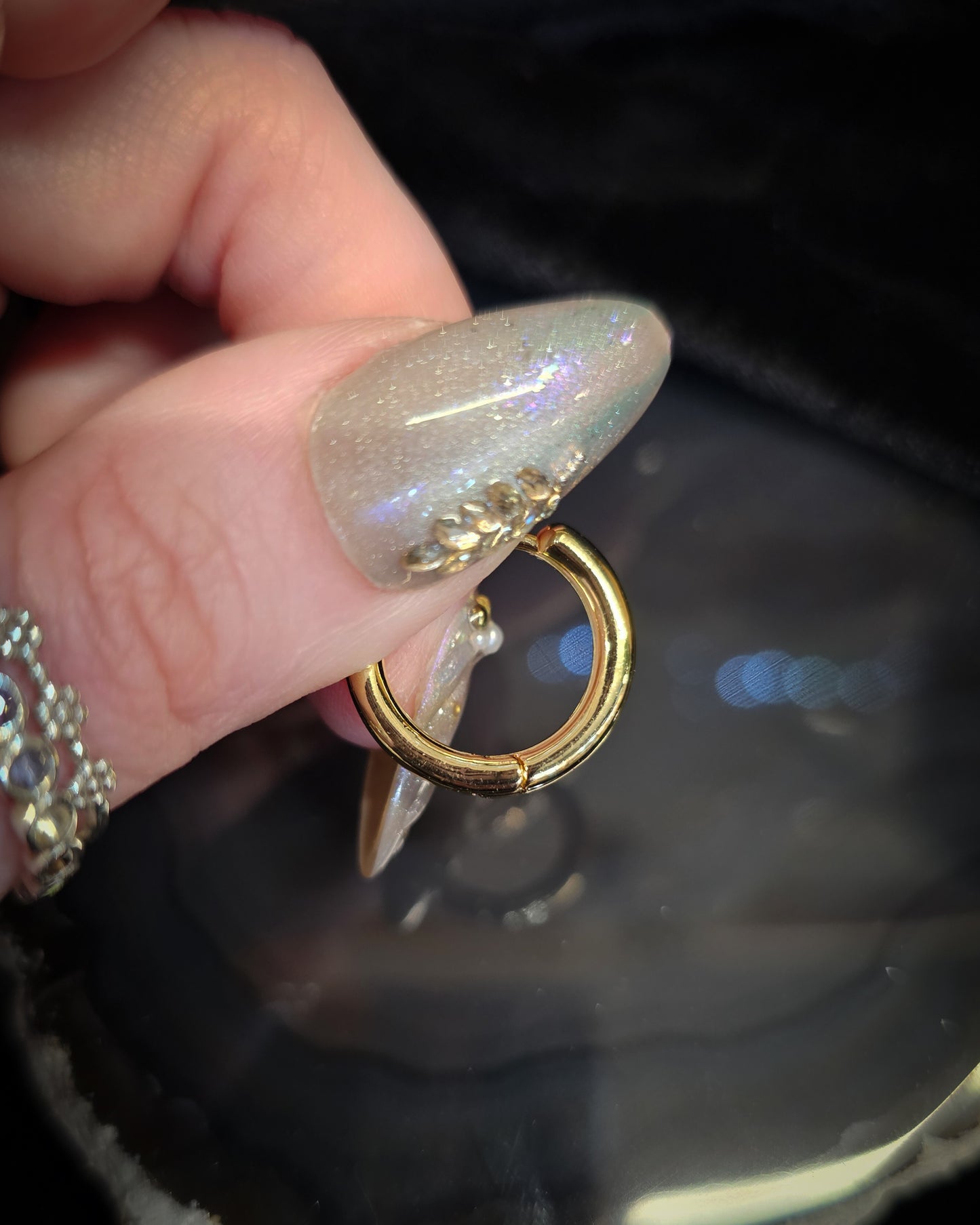 Gold Plated Huggie Earrings