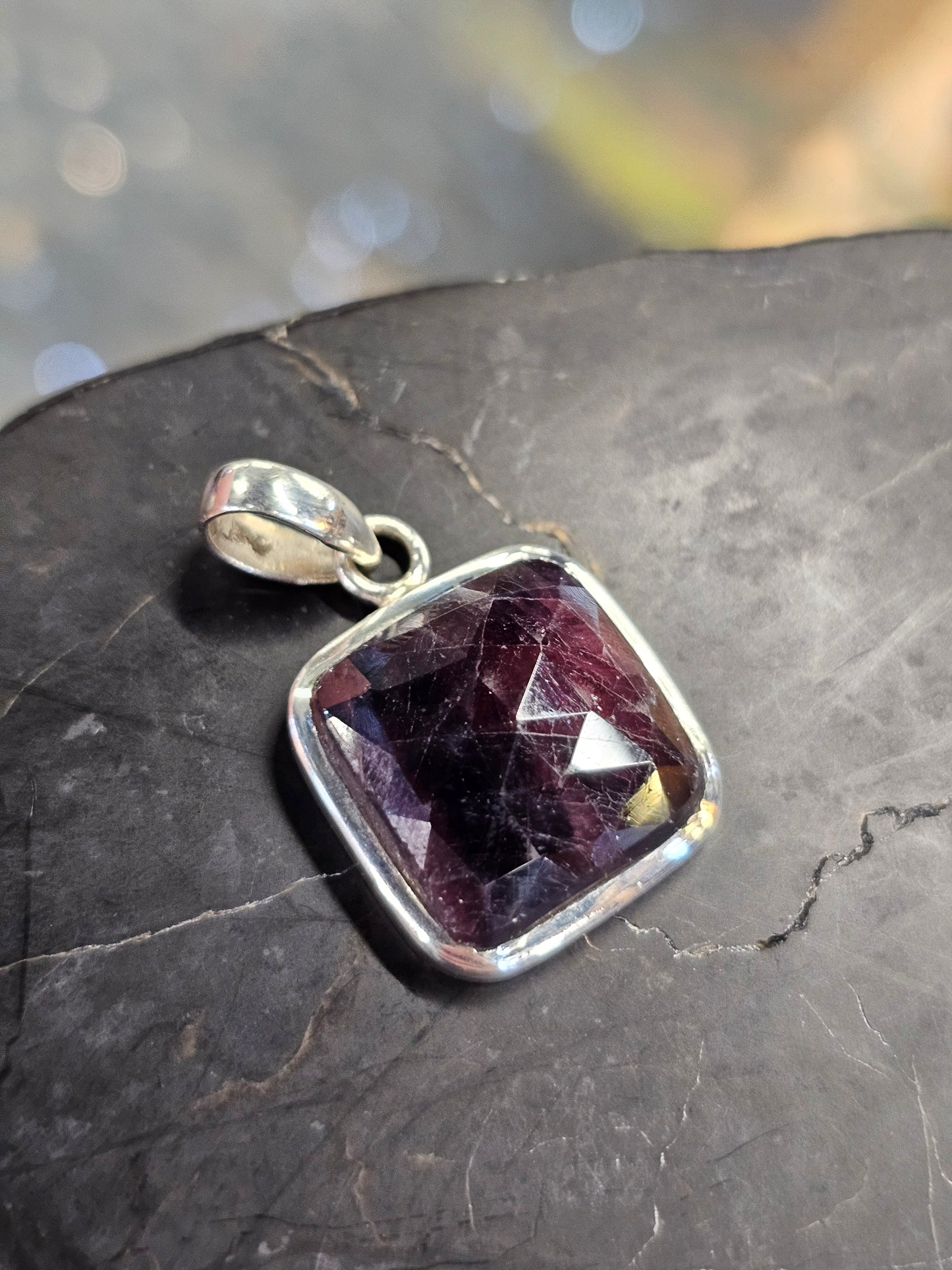 Sapphire Ruby Pendant