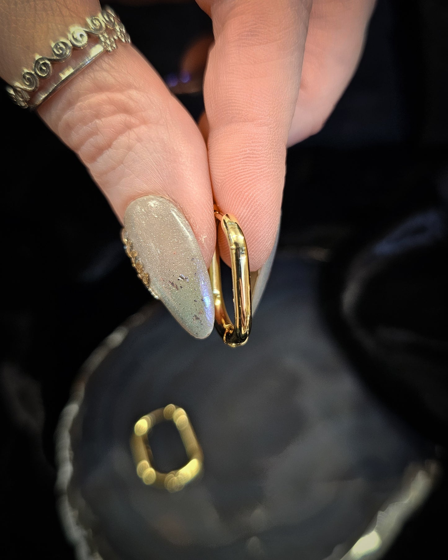 Gold Plated Hoop Earrings