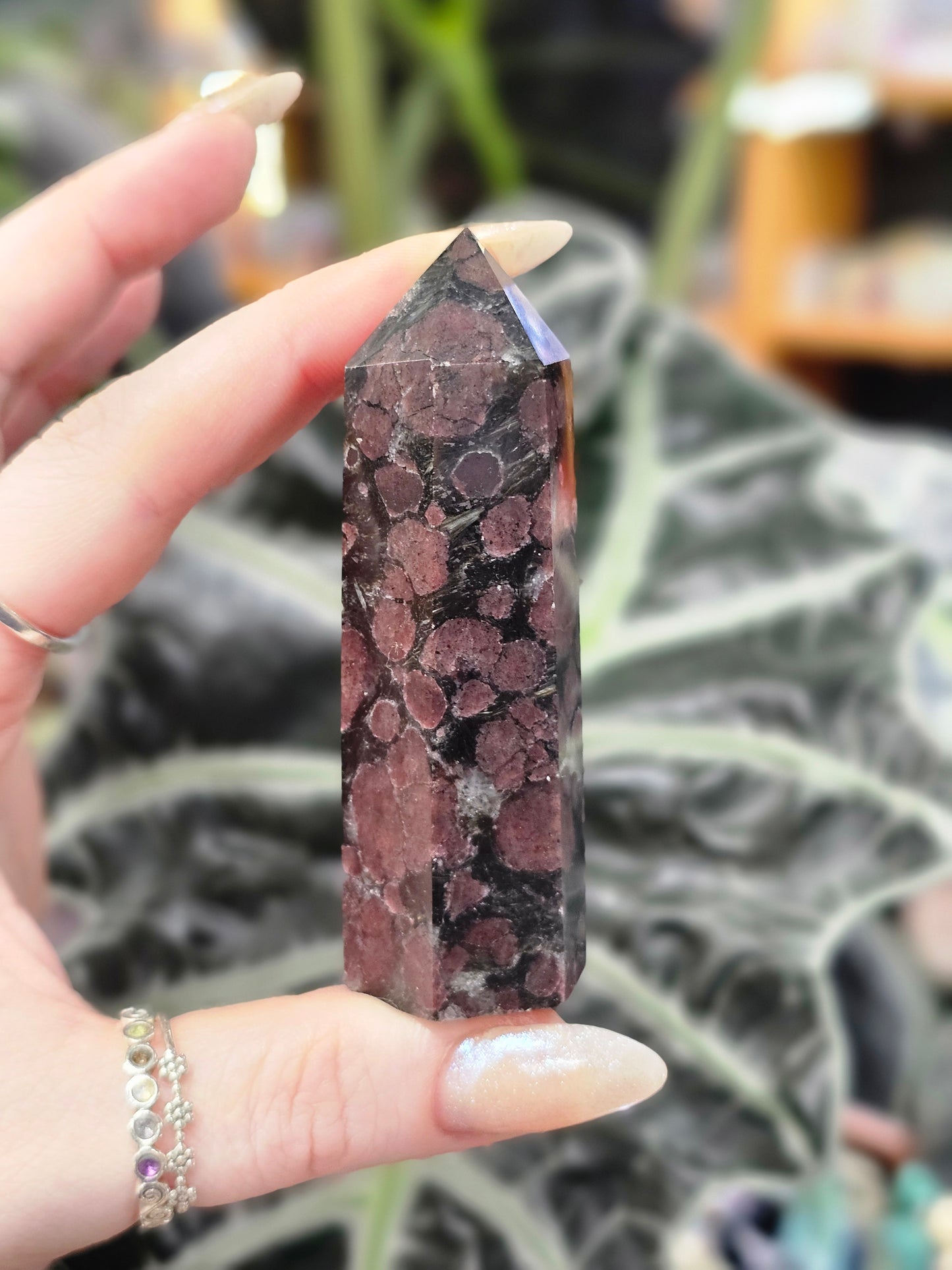 Garnet Astrophyllite Point #2