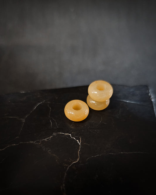 Yellow Jade Crystal Bead