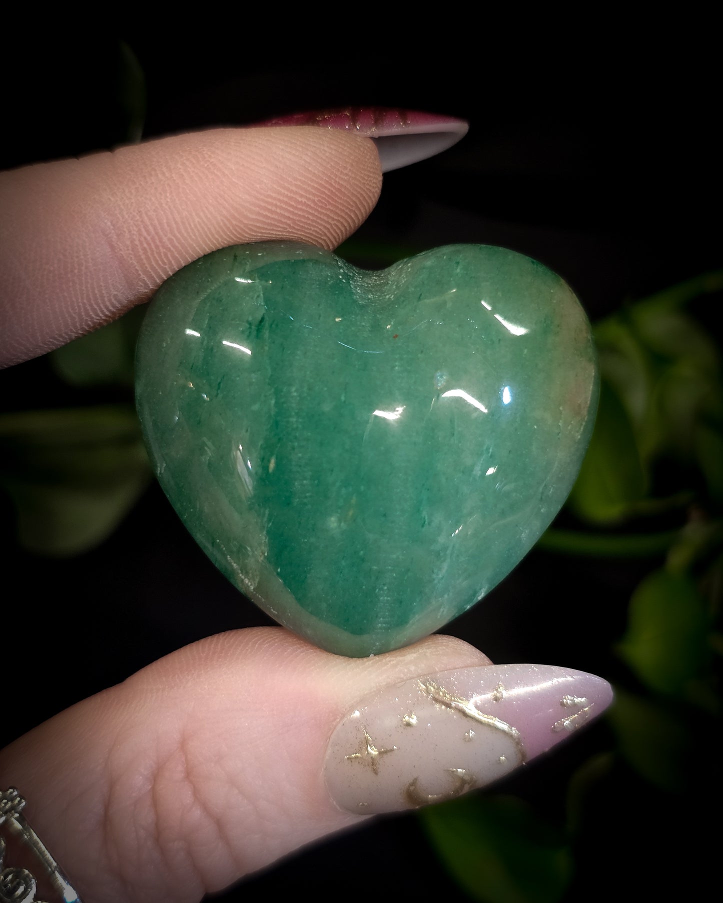 Green Aventurine Heart