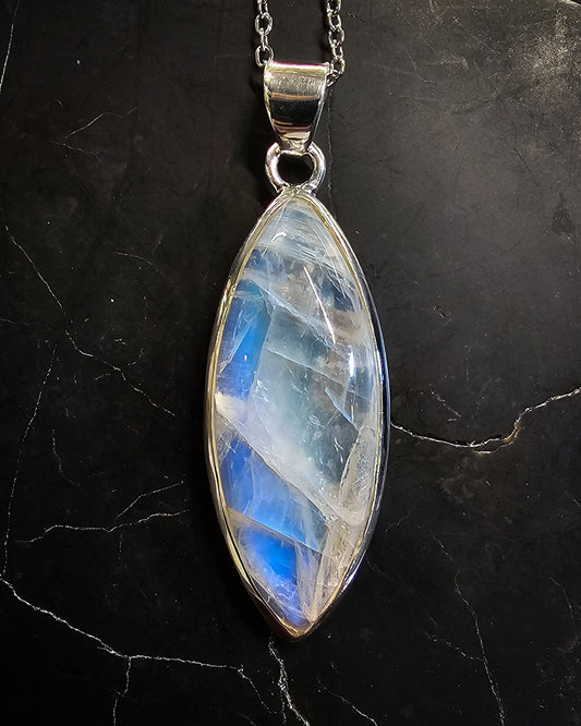 Rainbow Moonstone Pendant