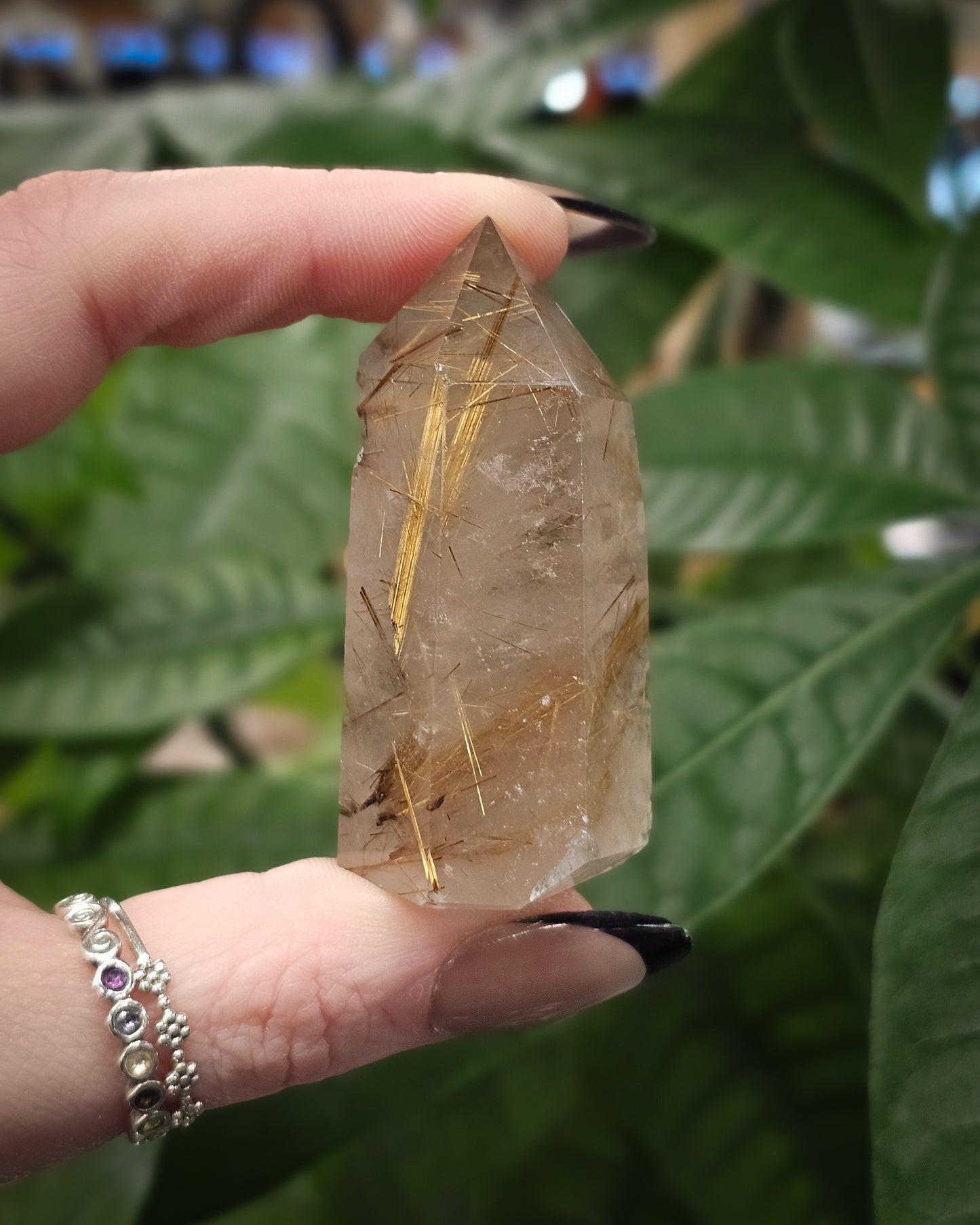Rutilated Quartz Tower #2