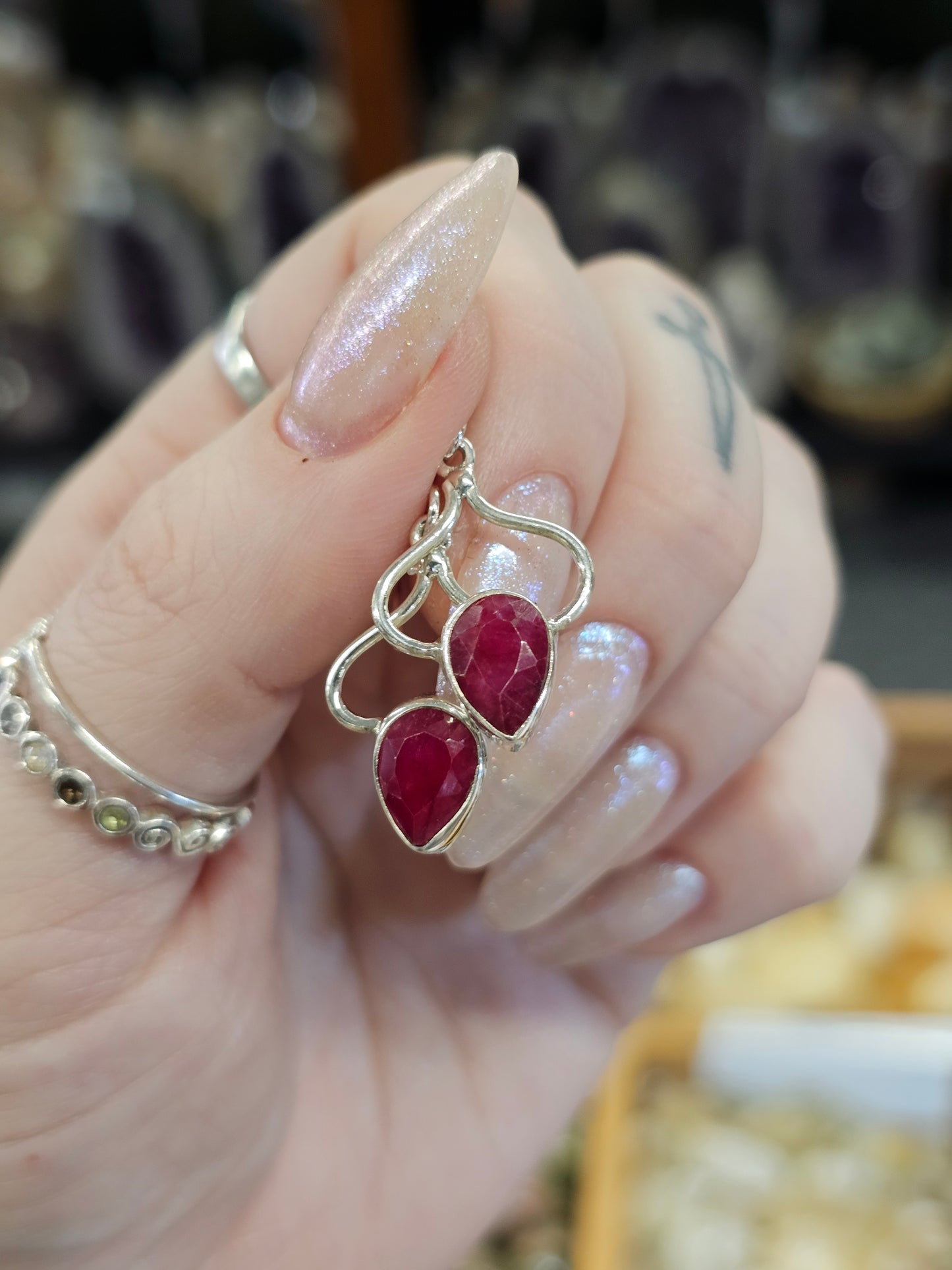 Ruby Earrings