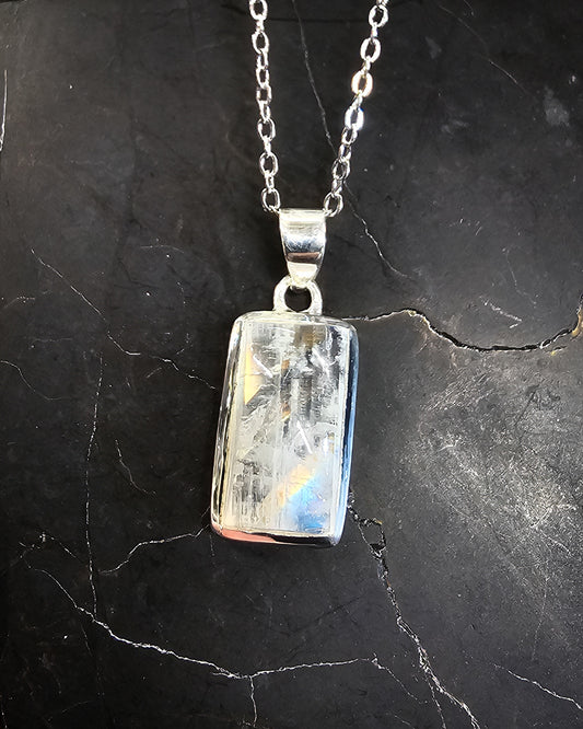 Rainbow Moonstone Pendant