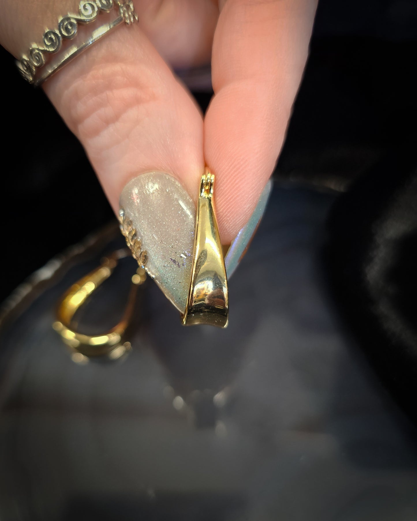 Gold Plated Hoop Earrings