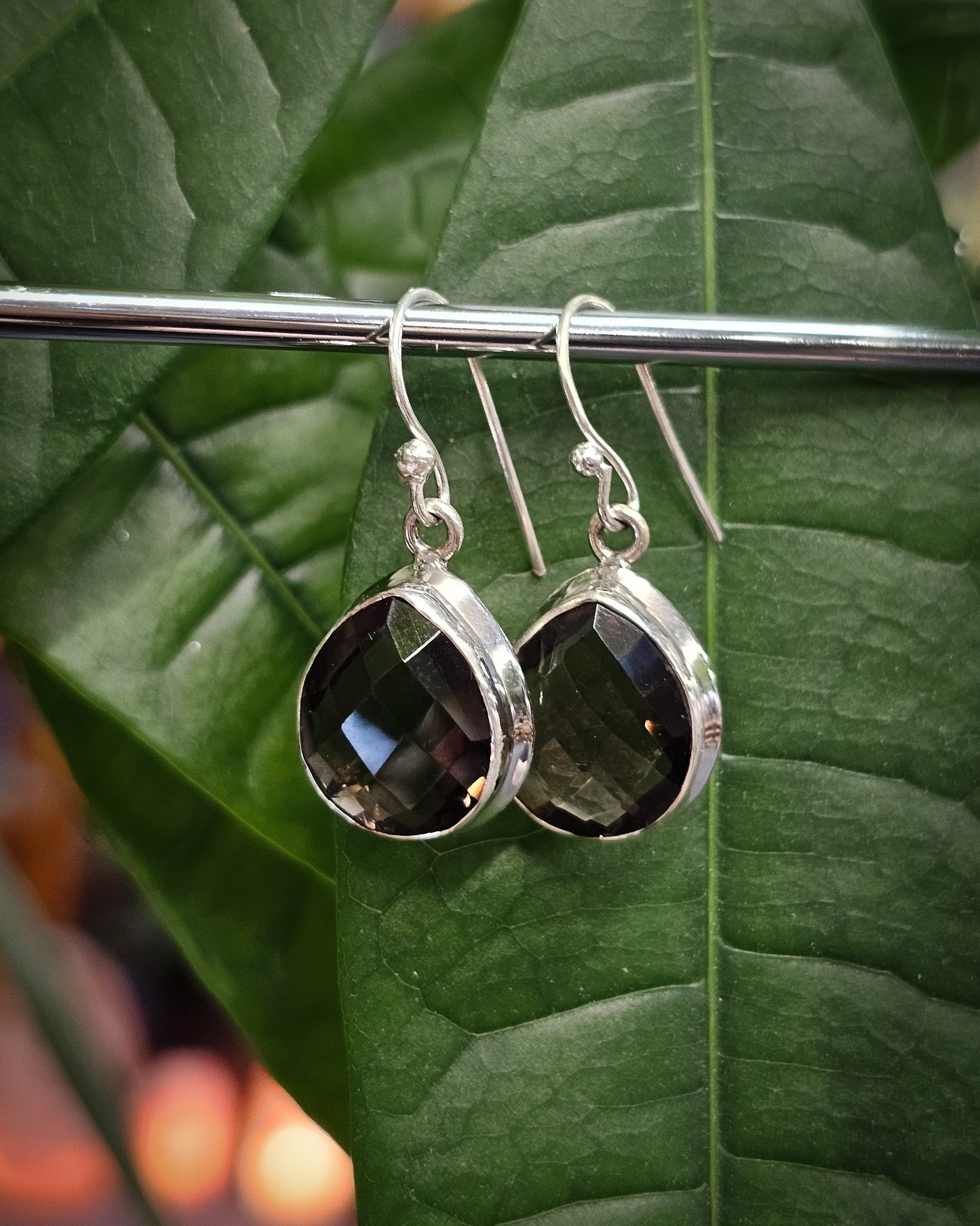 Smoky Quartz Earrings