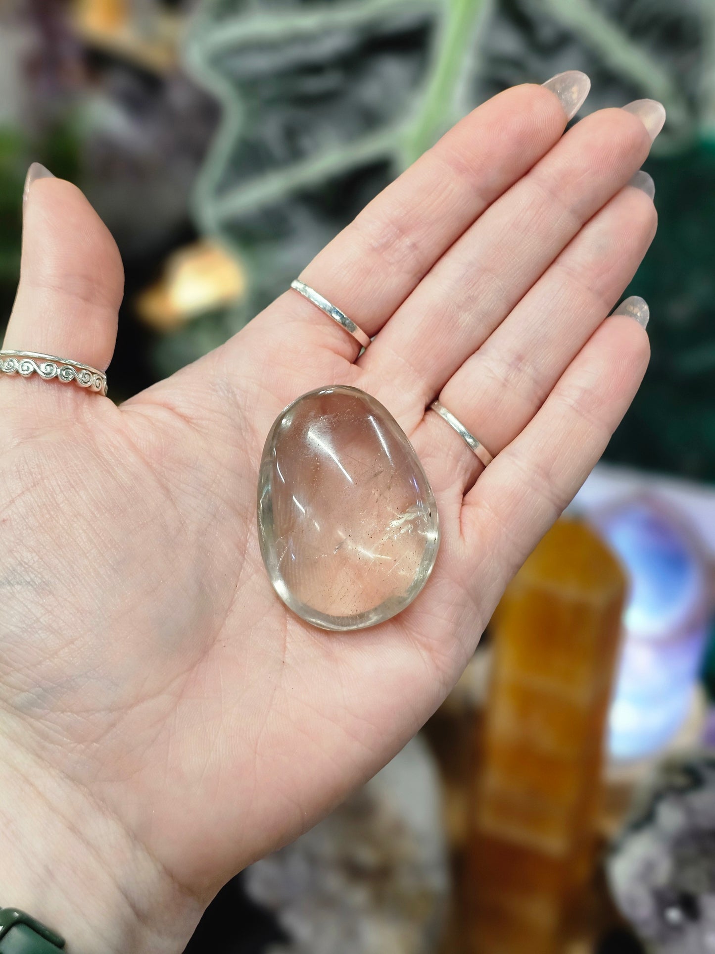 Smoky Quartz Palmstone #2