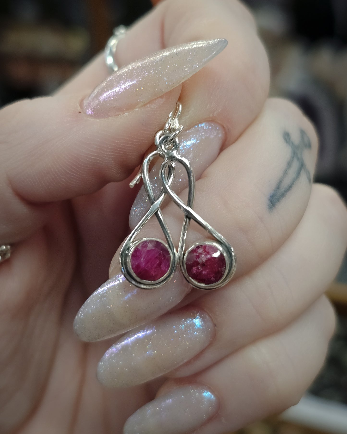 Ruby Earrings