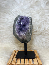 Load image into Gallery viewer, Amethyst and Agate on Stand
