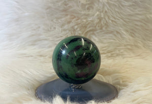 Ruby in Zoisite Sphere Larger
