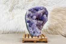 Load image into Gallery viewer, Amethyst Cluster with Spirit Quartz Inclusions
