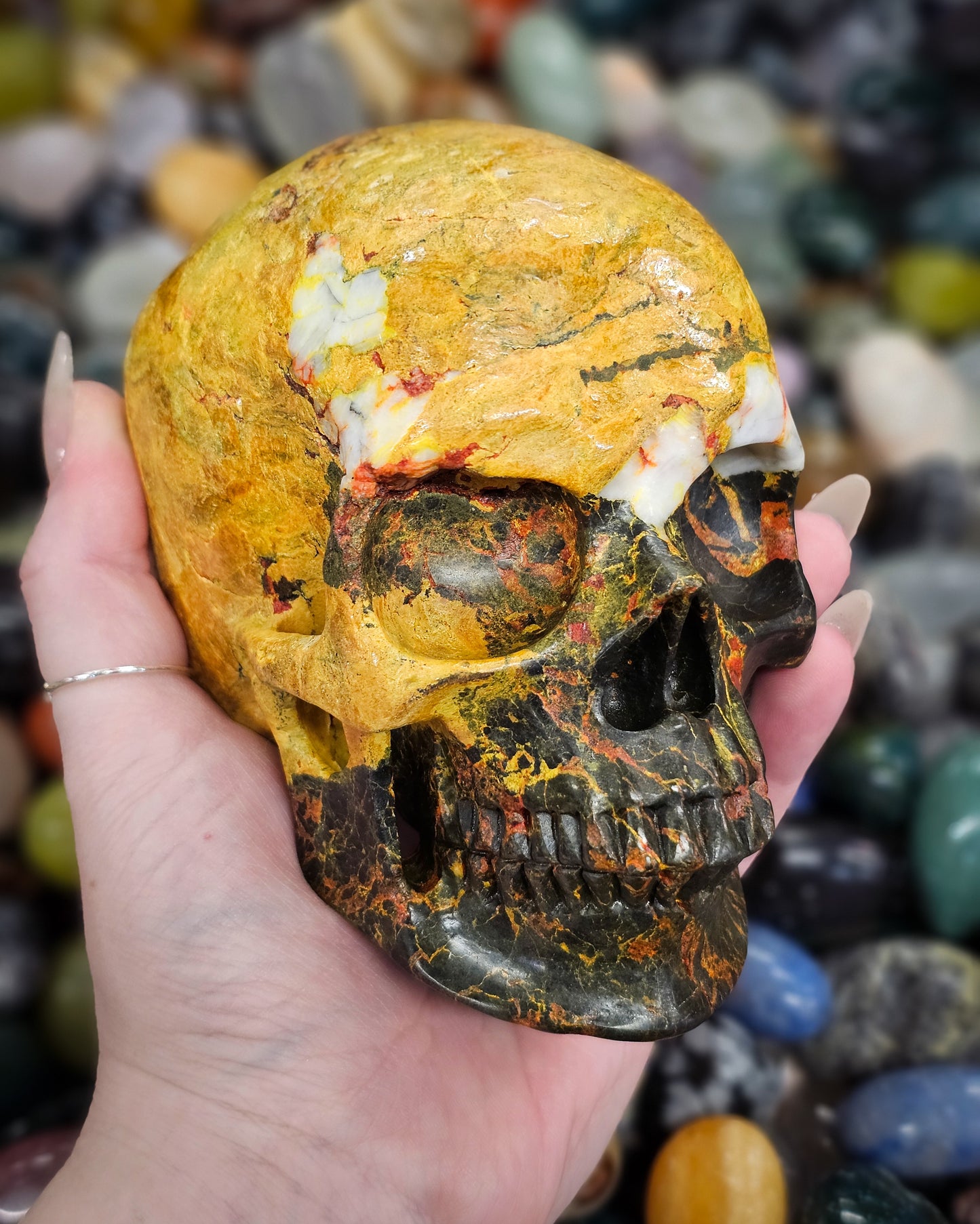 Bumblebee Jasper skull