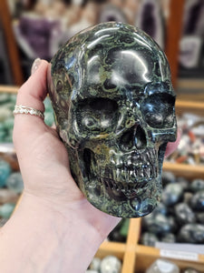 Kambaba Jasper Skull