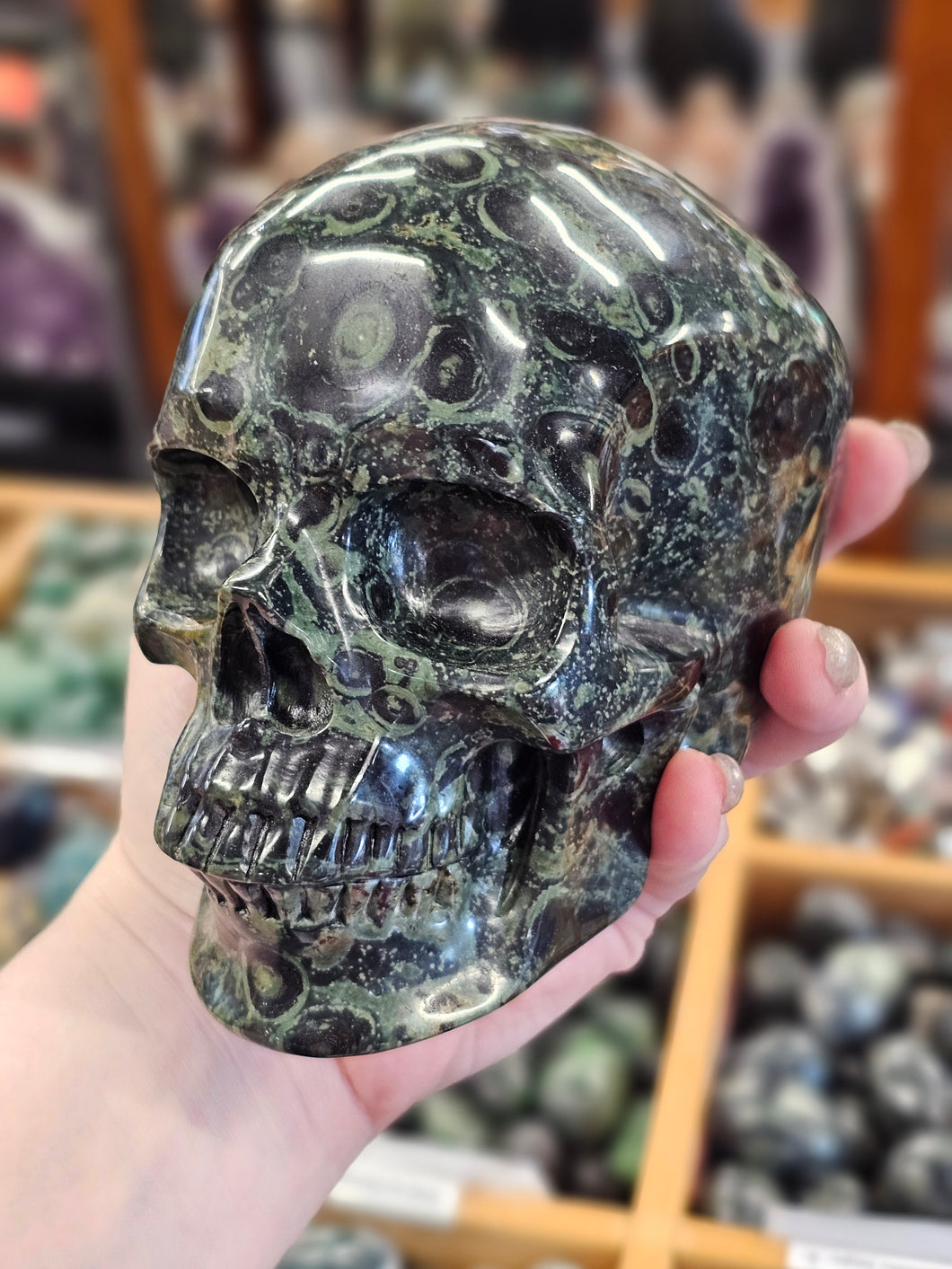 Kambaba Jasper Skull