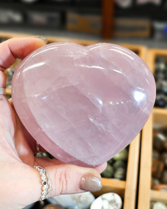 Large Rose Quartz Heart