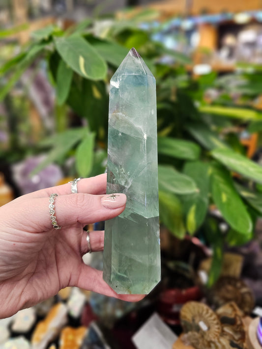 Rainbow Fluorite point #2