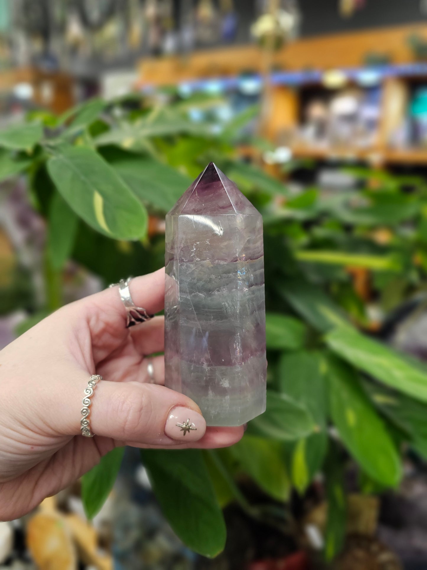 Rainbow Fluorite point #3