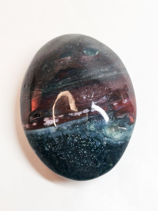 Ocean Jasper palmstone #2